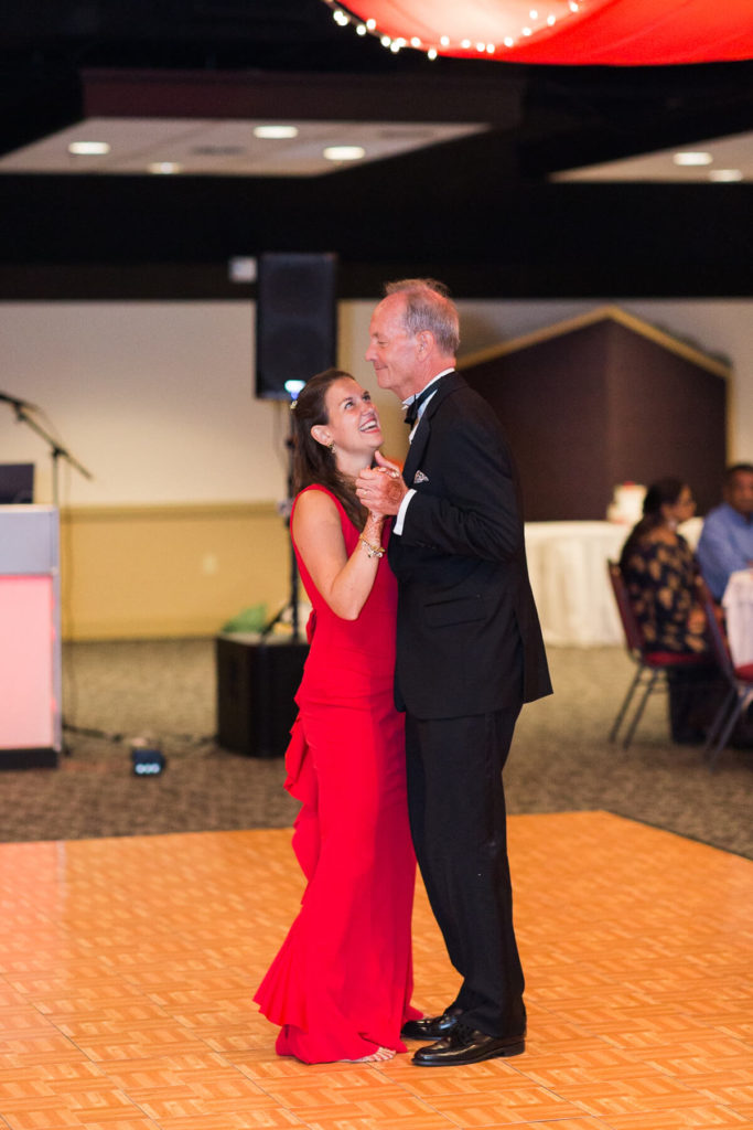 Father-daughter dance | Indian-American Wedding at Wintergreen Resort by Virginia Photographers