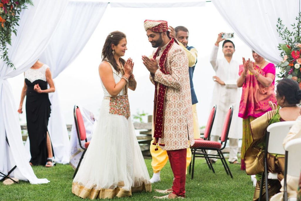 Ceremony | Indian-American Wedding at Wintergreen Resort by Virginia Photographers