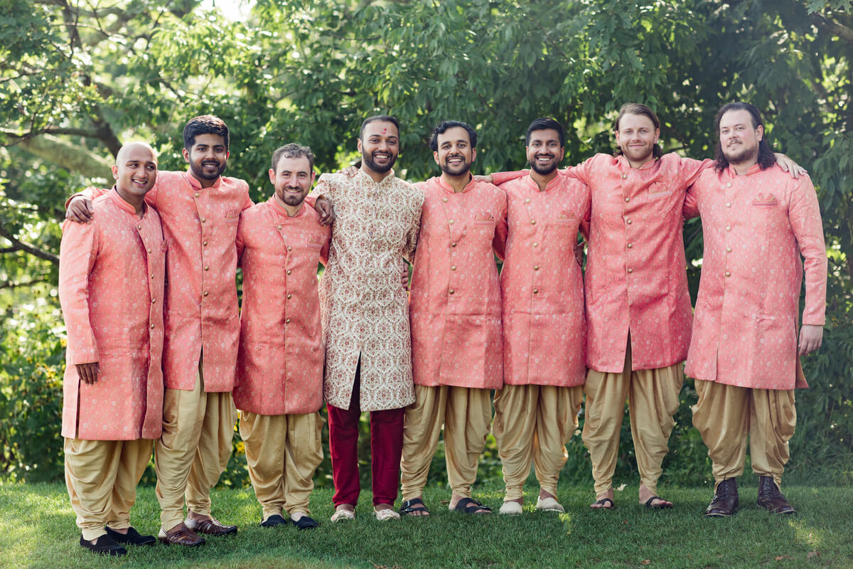 Groomsmen | Indian-American Wedding at Wintergreen Resort by Virginia Photographers