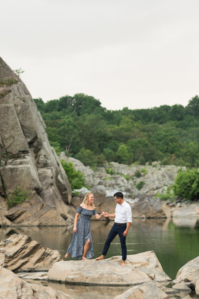 Great Falls Engagement Session | Best Virginia Wedding and Portrait Photos in 2021